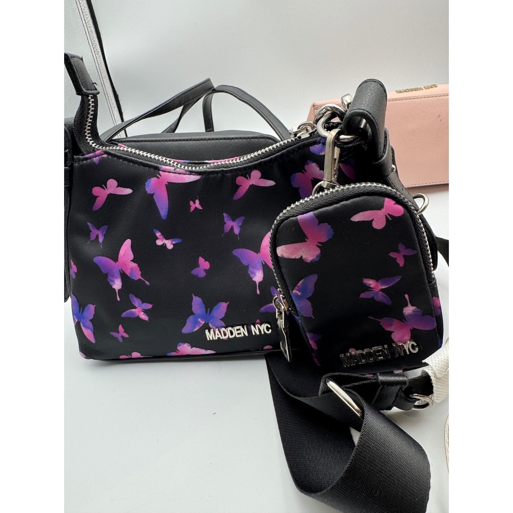 Lot of Steve‎ Madden Pink Hobo Crossbody Bag with Gold Chain  lot of 4 - Picture 8 of 16